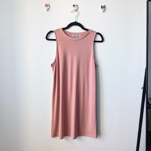 S/M Eden In Love Blush Pink Sleeveless Shift Dress